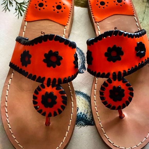 Jack Rogers Women's Orange Sandals - Picture 3 of 3